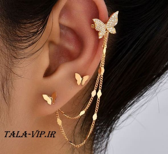 گوشواره پروانه ای