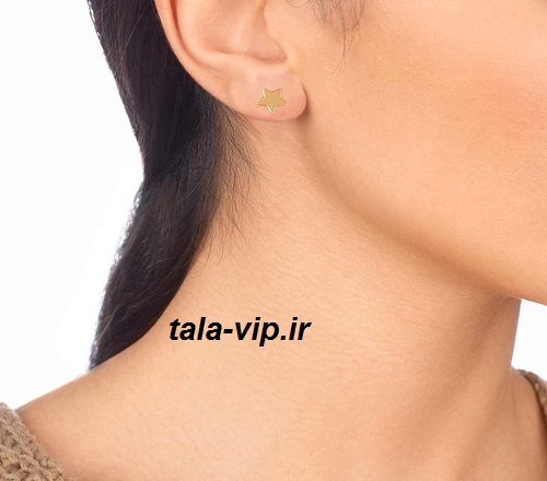 گوشواره طلا ماه و ستاره
