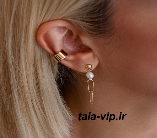 گوشواره طلا کادنا و مروارید