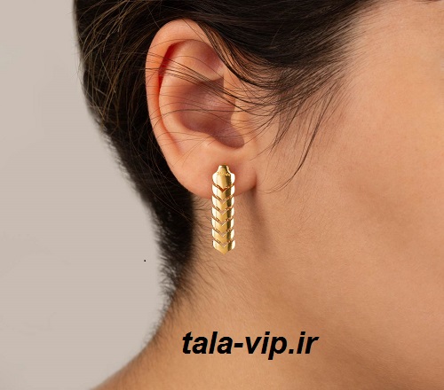 گوشواره طلا تیغ ماهی