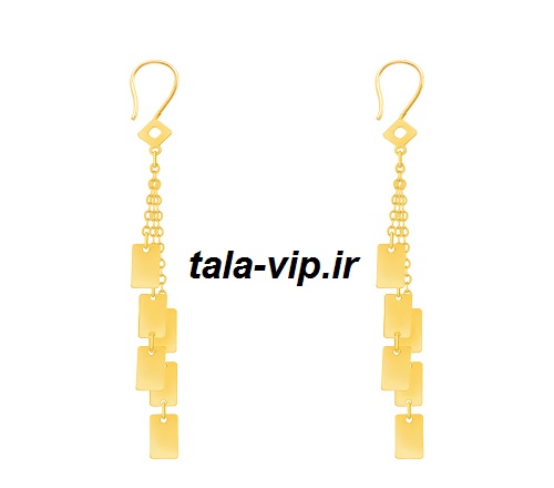 گوشواره طلا پلیت