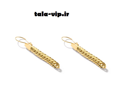 گوشواره طلا کارتیه کوبیده
